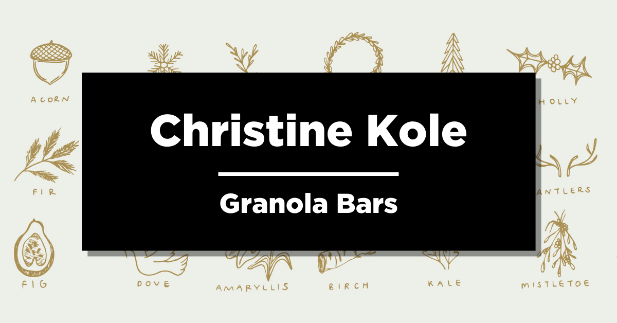 Christine Kole | Granola Bars | Delicious December