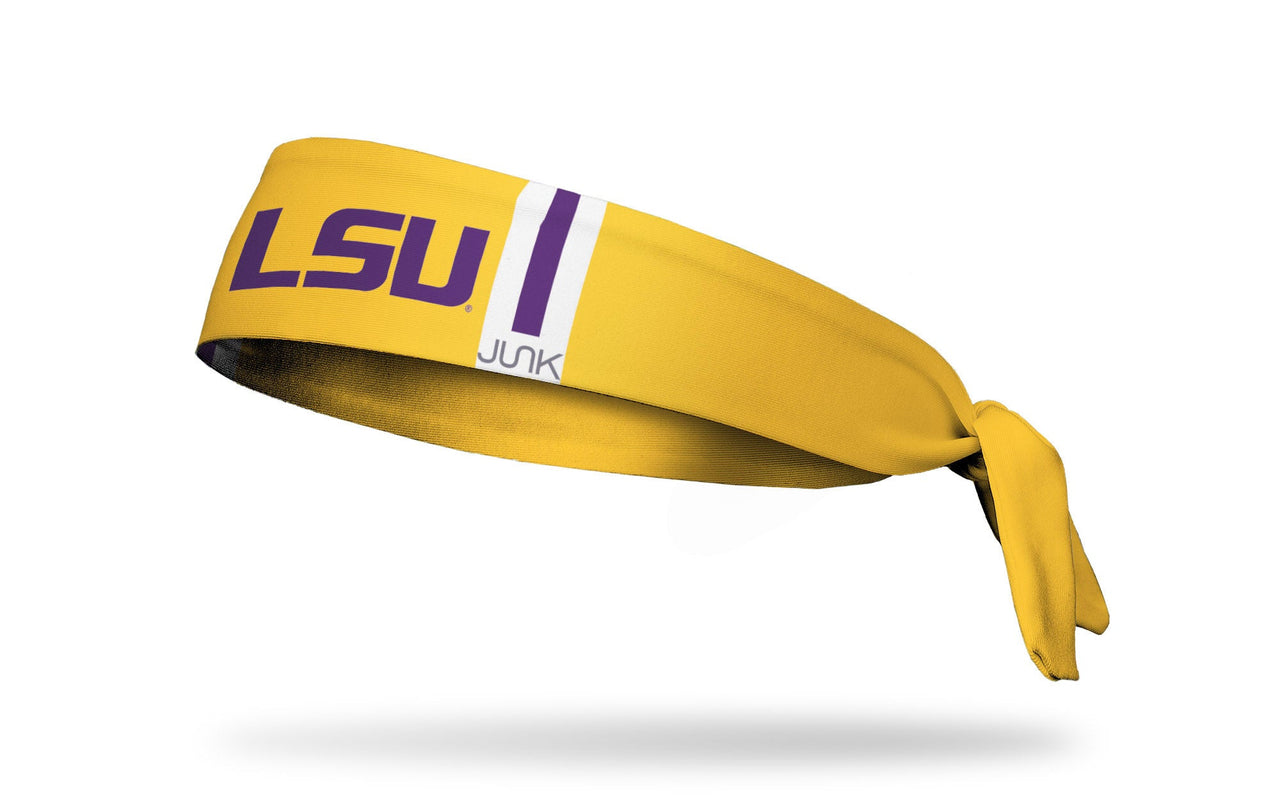 Louisiana State University: LSU Helmet Gold Tie Headband